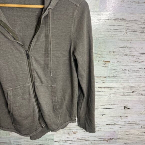 Splendid Olive Green brown Zip-Up Hoodie size small - Picture 3 of 8